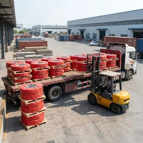 Vinç ile Açık Kasa Kamyona Sac Yükleme İşlemi